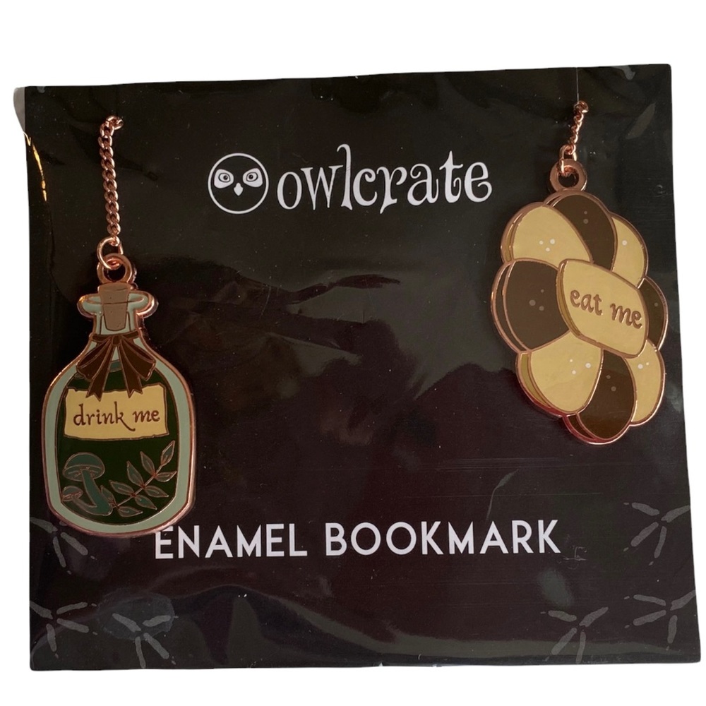 Owlcrate Exclusive Alice in Wonderland Enamel Bookmark